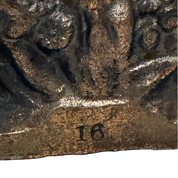 Antique Art Nouveau Heavy Cast 'Nude in Wreath' Set of Bookends Bronze Finish - Picture 5 of 9